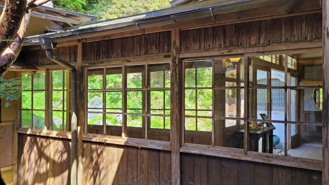 高野山の宿坊西禅院の廊下