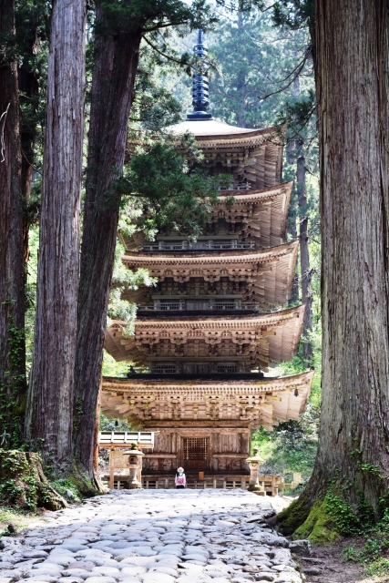 羽黒山の国宝・五重塔
