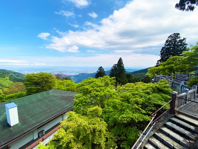 大山阿夫利神社付近からの風景