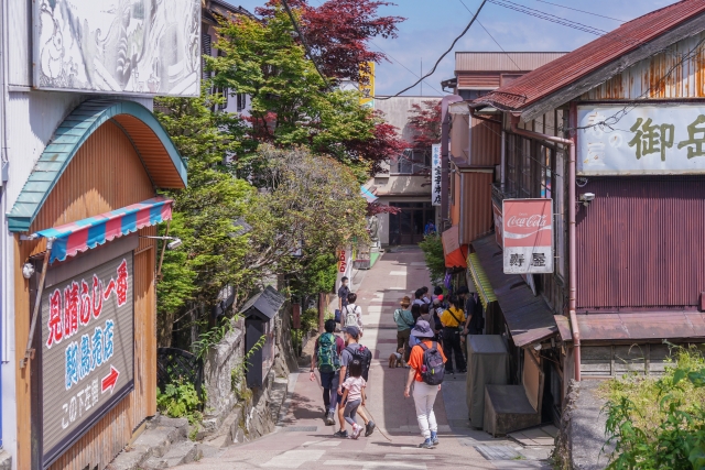 東京の御岳山の風景
